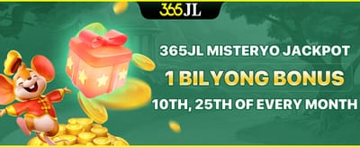 Millionaire's Mystery Jackpot promotion banner